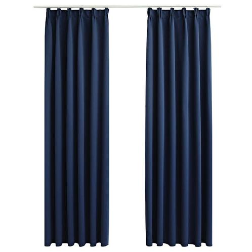 Verduisterende Gordijnen Blauw 140x225 - Retourdeal - 41%..., Huis en Inrichting, Stoffering | Gordijnen en Lamellen, Blauw, Nieuw
