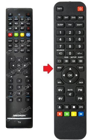 Medion RC1222 afstandsbediening, Audio, Tv en Foto, Afstandsbedieningen, Verzenden