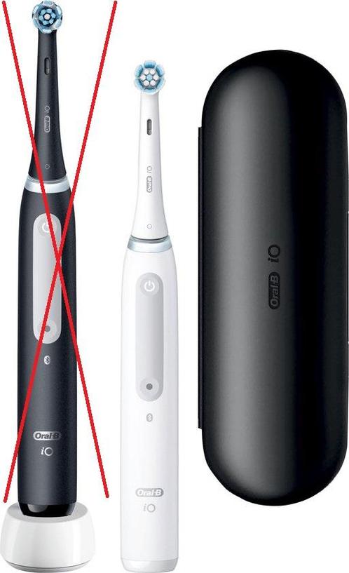Oral-B iO 4N - Black & White - Elektrische Tandenborstels -, Sieraden, Tassen en Uiterlijk, Uiterlijk | Mondverzorging, Verzenden