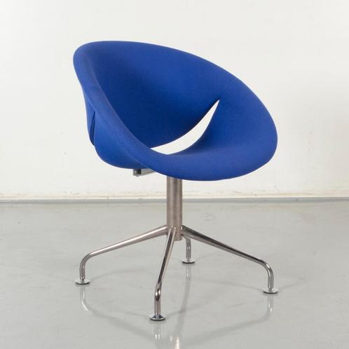 Artifort design vergaderstoel, blauw, draaibaar onderstel, Huis en Inrichting, Bureaustoelen, Ophalen of Verzenden