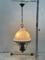 Plafondlamp - Glas, Metaal, Keramiek, Antiek en Kunst, Curiosa en Brocante