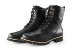 Panama Jack Veterboots in maat 38 Zwart, Verzenden, Zwart, Overige typen, Zo goed als nieuw