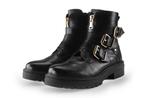 Nelson Biker boots in maat 40 Zwart | 10% extra korting, Kleding | Dames, Schoenen, Verzenden, Zwart, Overige typen, Zo goed als nieuw