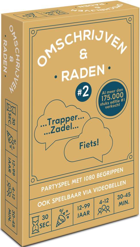 Omschrijven & Raden 2 | Puzzles & Games - Gezelschapsspellen, Hobby en Vrije tijd, Gezelschapsspellen | Bordspellen, Nieuw, Verzenden