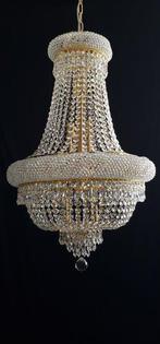 Kroonluchter - Kristal, Messing, Verguld - Asfour kristal