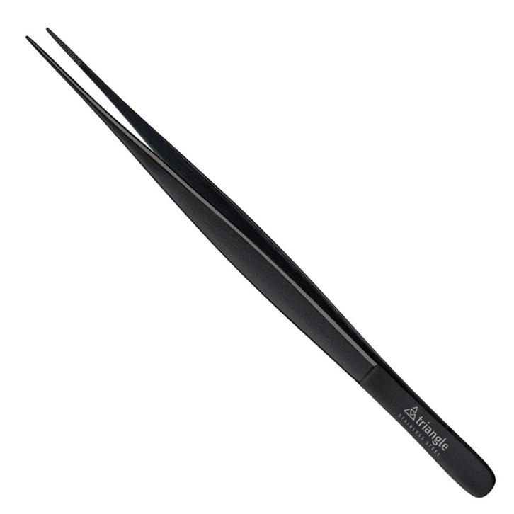 Triangle 15 cm Precisiepincet – Mat Zwart – Ideaal voor, Tuin en Terras, Barbecue-accessoires, Nieuw, Ophalen of Verzenden