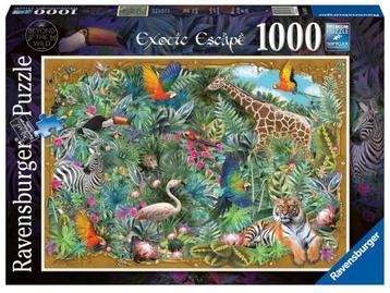 Veiling - Ravensburger Exotic Escape Puzzel 1000 unieke stuk beschikbaar voor biedingen