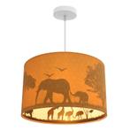 Oranje dieren hanglamp Safari, Binnenzijde doorschijnend, Kinderen en Baby's, Kinderkamer | Inrichting en Decoratie, Ophalen of Verzenden