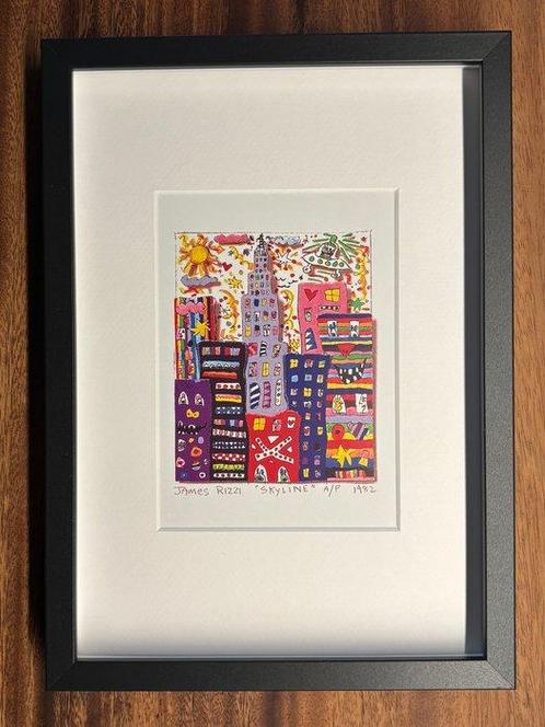 James Rizzi (1950-2011) - Skyline, Antiek en Kunst, Antiek | Overige Antiek