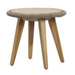Napoli lounge tuintafel 50xH45.5 cm licht bruin, Tuin en Terras, Tuintafels, Ophalen of Verzenden, Nieuw