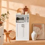 2dekans | SoBuy Keukenkast – Met Deuren & Open Compartiment, Ophalen of Verzenden, Zo goed als nieuw