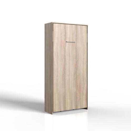 Juist Verticaal Opklapbed Breedte 90cm - Eiken, Huis en Inrichting, Slaapkamer | Bedden, Nieuw, Verzenden