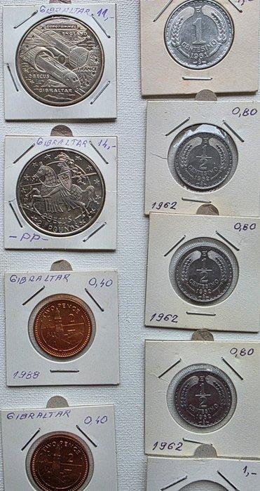 Wereld. Lot of 73 coins (Zonder Minimumprijs), Postzegels en Munten, Munten | Europa | Niet-Euromunten