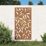 vidaXL Wanddecoratie tuin bamboebladontwerp 105x55 cm, Verzenden, Nieuw