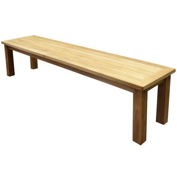 Minerva tuinbank 195 cm teak, Huis en Inrichting, Banken | Bankstellen, Nieuw, Ophalen of Verzenden