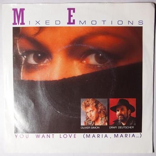 Mixed Emotions - You want love - Single, Cd's en Dvd's, Vinyl Singles, Single, Gebruikt, 7 inch, Pop