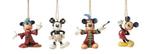 Mickey Mouse Set van 4 Ornamenten, Nieuw, Ophalen of Verzenden