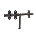 AMIG Deurgrendel mat zwart 300 x Ø15 mm, Verzenden, Nieuw