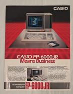 Casio Original 1980s Vintage Brochure: Casio FP-6000JR, Nieuw