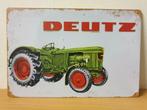 Deutz tracoren trekker reclameborden van metaal vanaf 7,50, Verzamelen, Ophalen of Verzenden, Nieuw, Reclamebord