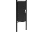 Migoh poort | 125 cm breed | 180 cm hoog | RAL9005, 1 tot 2 meter, Nieuw, IJzer, Minder dan 3 meter