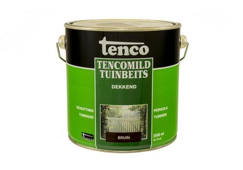 Tenco tencomild tuinbeits dekkend 2,5 liter, bruin, bus, Doe-het-zelf en Verbouw, Verf, Beits en Lak, Nieuw, Verzenden