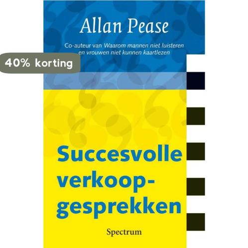 Succesvolle Verkoopgesprekken 9789027457332 Allan Pease, Boeken, Psychologie, Gelezen, Verzenden