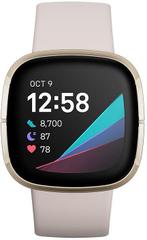 Fitbit Sense Goud (Beige, Wit), Verzenden, Nieuw