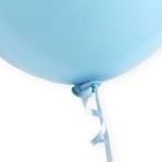 Ballon Snelsluiters Lichtblauw met Lint 100st, Verzenden, Nieuw