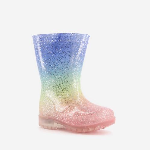 Mountain Peak kinder regenlaarzen met lichtjes maat 25, Kleding | Dames, Schoenen, Nieuw, Verzenden