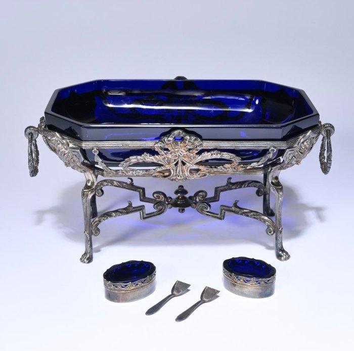 Wiskemann - Jardinière (5) - Verzilverd - verzilverde, Antiek en Kunst, Antiek | Meubels | Tafels