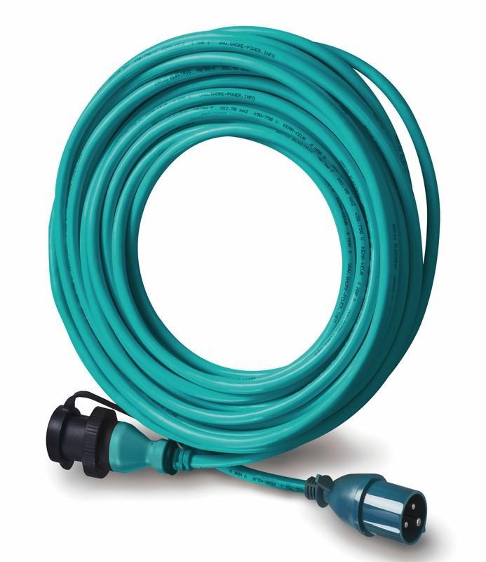 Mastervolt Walstroomkabel 15 Meter 2,5mm² 16 Ampere 230 Volt, Watersport en Boten, Bootonderdelen, Nieuw, Zeilboot of Motorboot