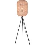LED Vloerlamp - Trion Tuna - E27 Fitting - Rond - Mat Nikkel, Huis en Inrichting, Lampen | Vloerlampen, Ophalen of Verzenden, Nieuw