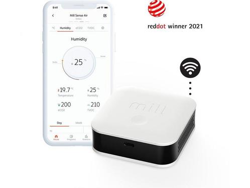 Mill Sense - Smart luchtkwaliteitsmeter, Huis en Inrichting, Woonaccessoires | Overige, Zo goed als nieuw, Verzenden