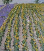 Chris van Dijk (1952) Impressionist -  Tournesols et