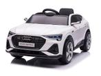 Audi e-tron ,12 volt elektrische kinderauto met rubberen..., Nieuw, Verzenden