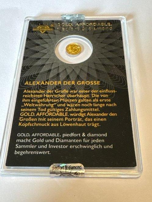 Rwanda. 10 Frw 2018 Alexander der Große mit Diamant 1/100 Oz, Postzegels en Munten, Munten | Europa | Niet-Euromunten
