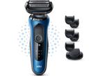 Braun - 61-B1500S - Scheerapparaat - Zwart/Blauw, Verzenden, Zo goed als nieuw