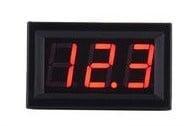 Inbouw voltmeter 0-300V DC Rood beschikbaar voor biedingen