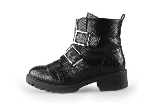 Dolcis Biker boots in maat 38 Zwart | 10% extra korting, Kleding | Dames, Schoenen, Zwart, Zo goed als nieuw, Overige typen, Verzenden