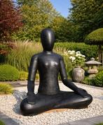 Beeld, XXL Buddha - Modern - 124 cm - gegoten steen/beton