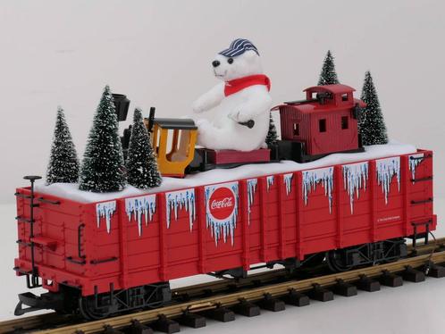 LGB 45730 Coca-Cola®-Bärenwagen, Digitaal Sound, Vitrinem., Hobby en Vrije tijd, Modeltreinen | Overige schalen, Overige typen