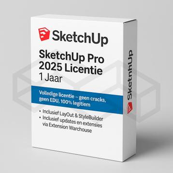 SketchUp Pro 2025 Licentie – 1 Jaar | Windows en Mac beschikbaar voor biedingen