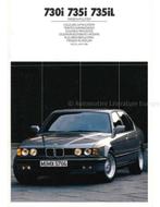 1988 BMW 7 SERIE KLEUREN EN BEKLEDING BROCHURE, Boeken, Auto's | Folders en Tijdschriften, Nieuw, BMW, Author
