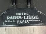Bijzettafel - Hout, Metaal - Hotel Paris - Liege, Antiek en Kunst
