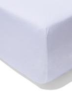 HEMA Boxspring hoeslaken 100x200/220cm jersey wit, Verzenden, Nieuw, Wit