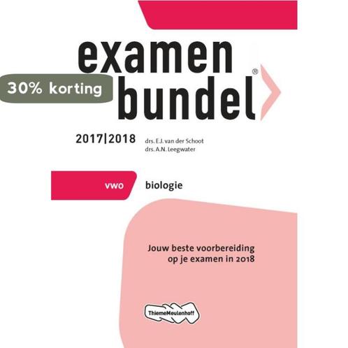 Examenbundel vwo Biologie 2017/2018 9789006392029, Boeken, Schoolboeken, Gelezen, Verzenden