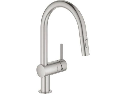 GROHE Minta keukenkraan - hoge draaibare C-uitloop - met, Huis en Inrichting, Woonaccessoires | Overige, Zo goed als nieuw, Verzenden