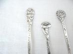 Herbert Hooijkaas. HH. - Lepel (6) - Bloemen. - Zilver - 6, Antiek en Kunst, Antiek | Goud en Zilver