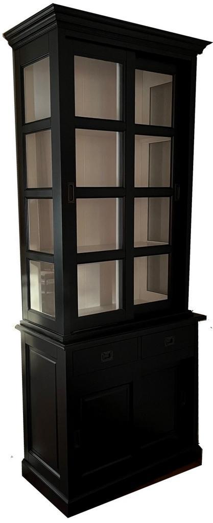 Buffetkast zwart Nijkerk 100 x 240cm, Huis en Inrichting, Kasten | Buffetkasten, Ophalen of Verzenden
